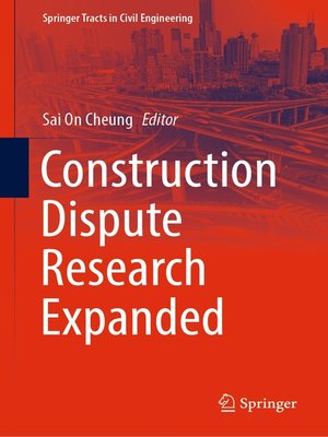 cover image of Construction Dispute Research Expanded